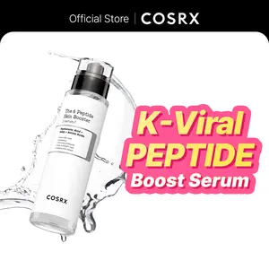 COSRX The 6 Peptide Skin Booster Serum, 150ml - Lightweight, Hypoallergenic Daily Treatment with Hyaluronic Acid & Niacinamide for Smooth Skin, Elasticity & Hyperpigmentation